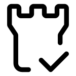 Tower Check SVG Icon